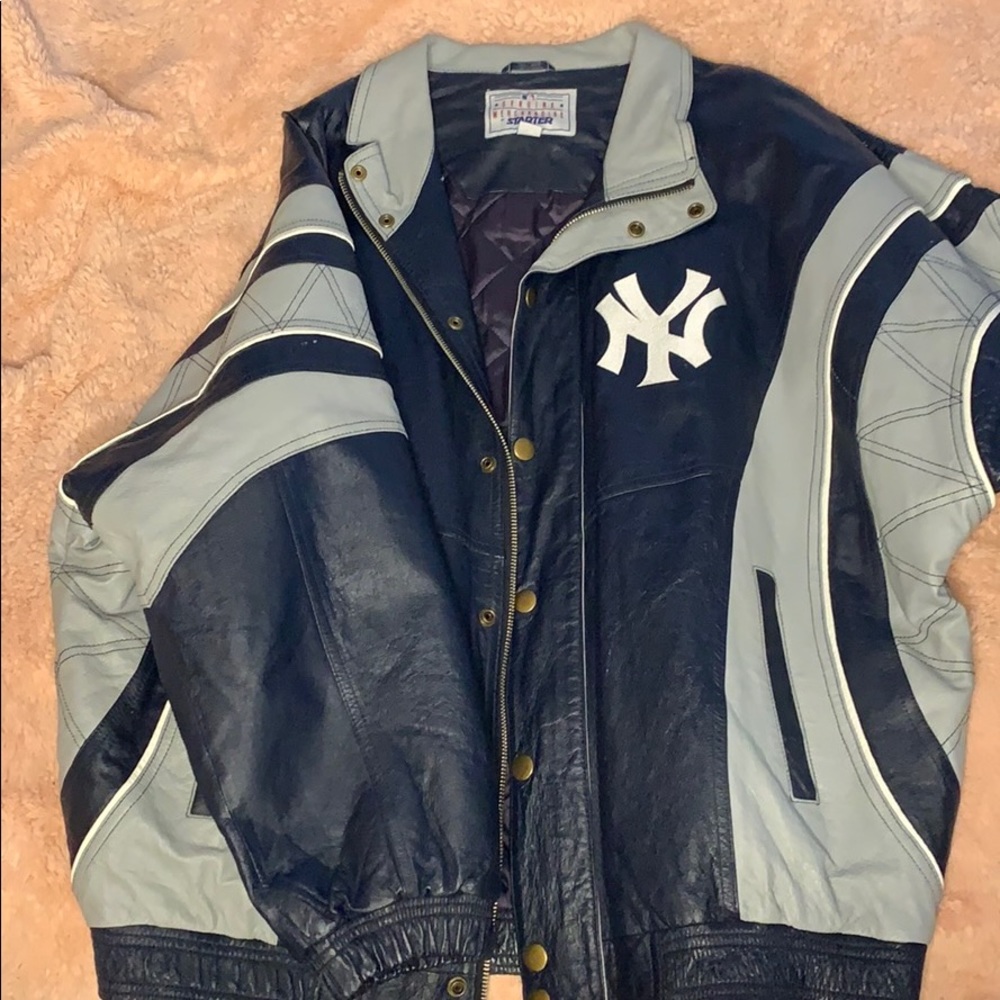 Authentic Leather Yankee Bomber Jacket